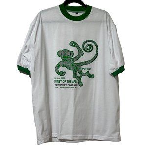 Planet of the Apes men's size XXL white green short sleeve crew neck t shirt